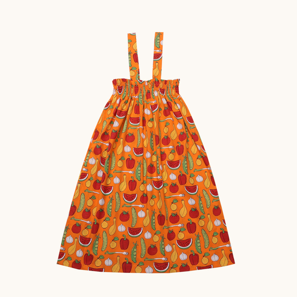 오렌지 베지터블 드레스