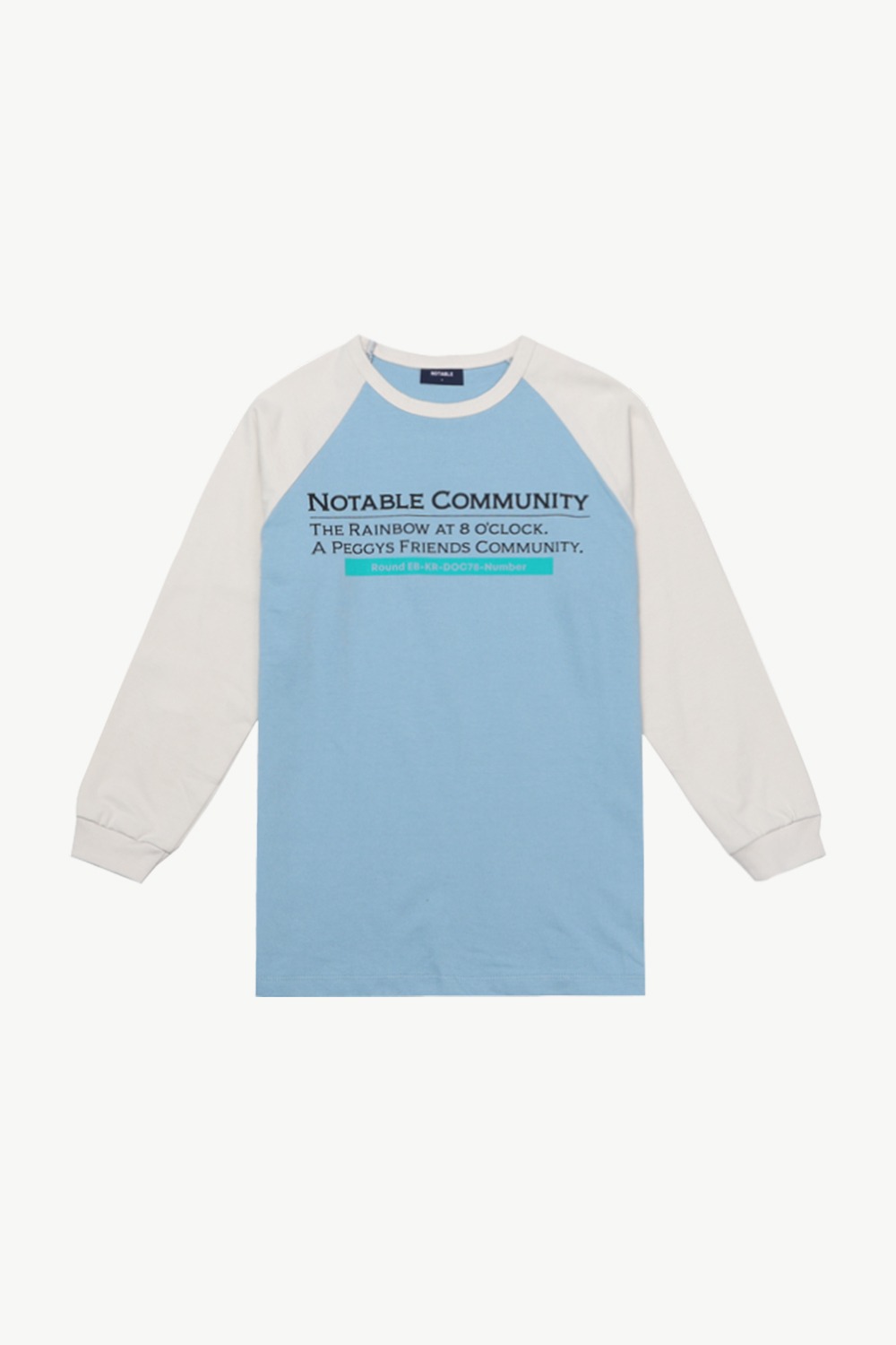 노터블 커뮤니티 콤비 티셔츠